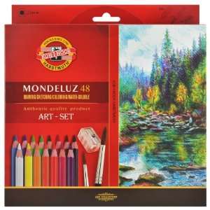  Koh i noor Mondeluz 48 Aquarell Colored Pencils. 3713 