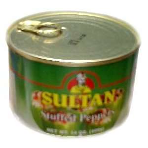 Stuffed Green Peppers (Sultan) 400g  Grocery & Gourmet 