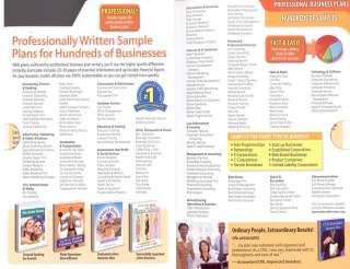 Business Plan Maker Professional for 2011 Corporations Sole 