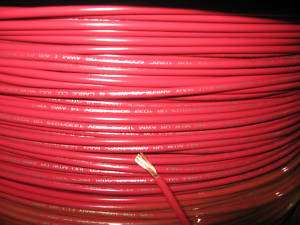 MTW 14 AWG GAUGE RED STRANDED COPPER WIRE 500  