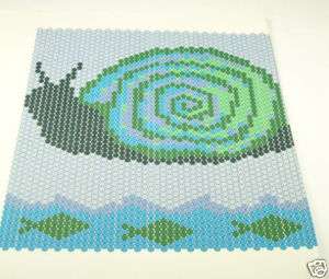 Snail Peyote Stitch Pattern by Dara Ward  