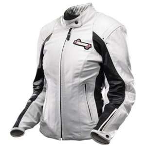  Z1R Nectar Womens Leather Street Racing Motorcyle Jacket 