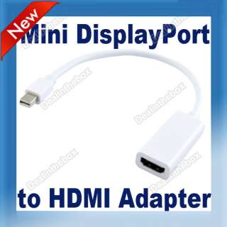 Mini DisplayPort (Male) DP to HDMI (Female) Adapter For MacBook Pro 