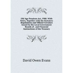   and Financial Instructions of the Treasury David Owen Evans Books