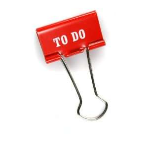  TO DO Red Task Clip  Set of 8