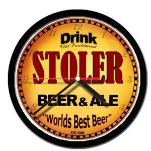  STOLER beer and ale cerveza wall clock 