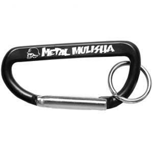    Metal Mulisha Rise Carabiner Keychain Black 