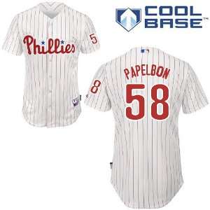 Philadelphia Phillies Jonathan Papelbon Authentic Home Cool Base 