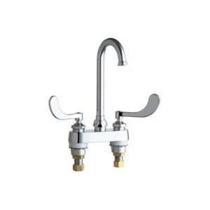 Chicago Faucets Centerset Deck Mounted Faucet with Lever Handles 895 