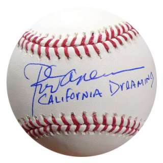   AUTOGRAPHED SIGNED MLB BASEBALL CALIFORNIA DREAMING PSA/DNA  