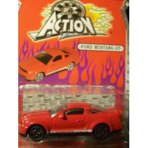   Action Diecast Metal and Plastic ~ Ford Mustang GT (Red) Toys & Games