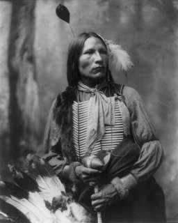 1899 Stars Come Out Sioux Indian holding tomahawk  