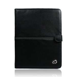  Kroo iPad 2 Melrose Canvas Case   Black (Package include a 