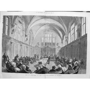   1875 London School Board Thames Embankment Board Room