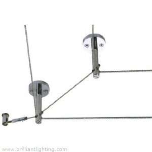  Cable support/turn kit (chrome) (5 inch stems)