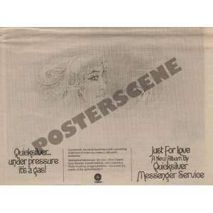  Quicksilver Messenger Service LP Promo Ad 1970