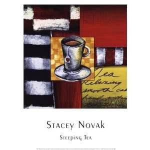  Steeping Tea   Poster by Stacey Novak (12x15.75)