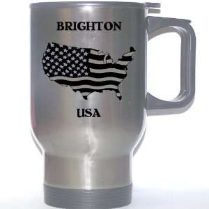   US Flag   Brighton, New York (NY) Stainless Steel Mug 