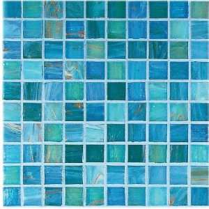  Casa Italia Gold/Bronze Mix Mosaic Aquamarine Ceramic Tile 