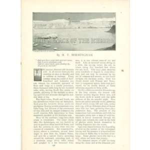   1904 Icebergs Menace of Ocean Steamships illustrated 