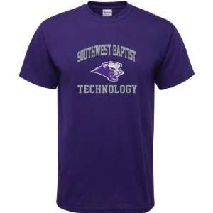  Southwest Baptist Bearcats Purple Technology Arch T Shirt 