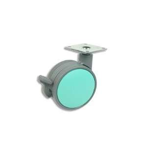  Cool Casters   Grey Caster with Aqua Finish   Item #400 75 