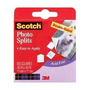  3M Scotch Photo Splits Double Sided 500/Pkg .45X.45 009 3M 