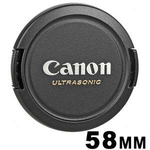 58 mm Snap on Front Lens Cap Cover for Canon EF S 18 55mm 75 300mm 