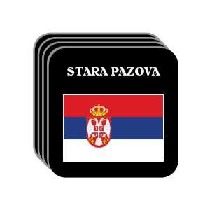  Serbia   STARA PAZOVA Set of 4 Mini Mousepad Coasters 