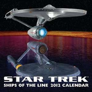  Star Trek Ships of the Line Panoramic Wall Calendar 2012 