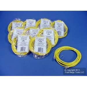  Leviton 52455 10Y Category 5 Patch Cord 10 foot   Yellow 