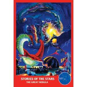  Stories of the Stars   The Great Nebula 24X36 Giclee Paper 