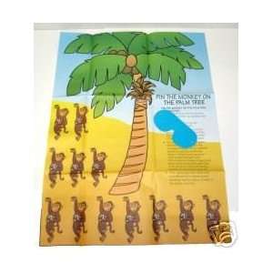   Monkey on the Palm Tree game Luau birthday party game