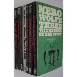  Nero Wolfe Mysteries 7 Book Lot Vintage Plot Hunt Death 