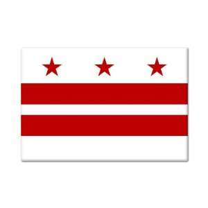   District of Columbia Flag Fridge Magnet 
