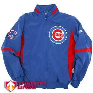 Chicago Cubs MLB Therma Base Elevation Premier Jacket (Blue) (X Large 