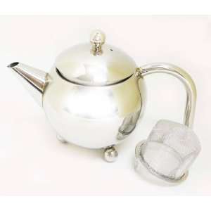  Stainless Steel 12 Oz. Teapot with Mesh Infuser Kitchen 