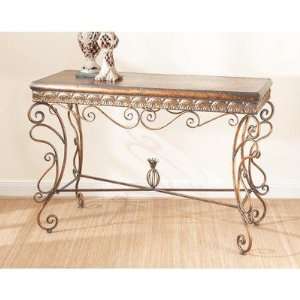  CBK Casa Cristina Table in Antique Gold 37057 Furniture & Decor