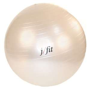 Stability Exercise Ball 65 cm with Pump (Pearl White)