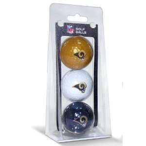  NFL St. Louis Rams 3 Pack Golf Balls