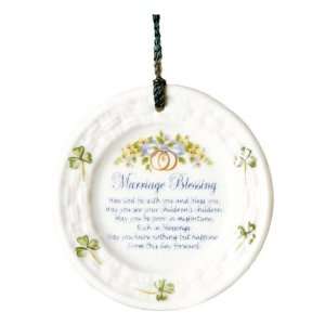  Belleek 3 Inch Marriage Blessing Ornament