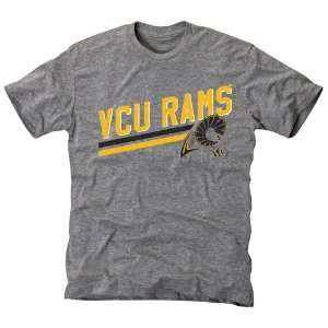  VCU Rams Rising Bar Tri Blend T Shirt   Ash Sports 