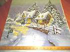 Michael Miller Fabric Snowy Chateau Panel Winter Countr