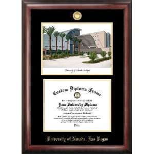 University of Nevada, Las Vegas Gold Embossed Diploma Frame with 