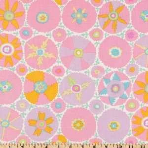  44 Wide Kaffe Fassett Spring 09 Suzani Pink Fabric By 