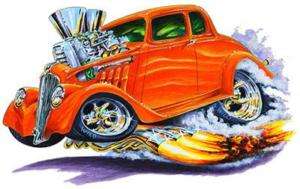 1933 36 Willys Muscle Car Art Cartoon Tshirt FREE  
