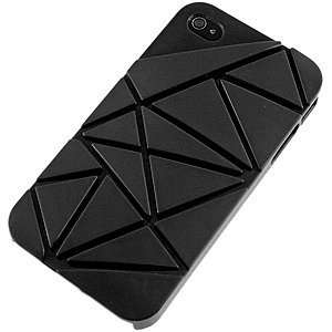  Splinter Design Back Cover for iPhone 4 & 4S, Black 