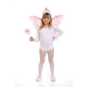  Pink Princess Butterfly Wings Set Child Halloween Costume 
