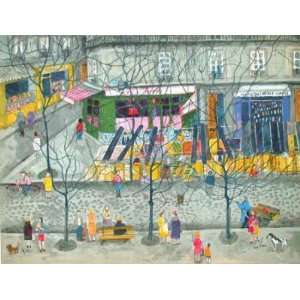 Le Cafe Chez Pedro by Nathalie Chabrier, 26x20 