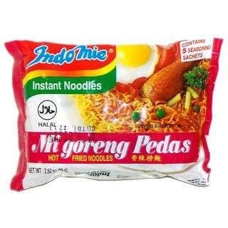 Indomie Instant Fried Noodles Spicy/Hot for 1 Case (30)